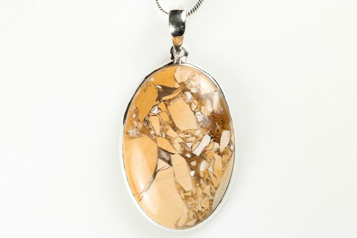 Ibis Jasper Pendant (Necklace) - Sterling Silver #192398